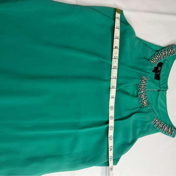 BCX Green Halter Sundress Mini - Picture 3 of 6